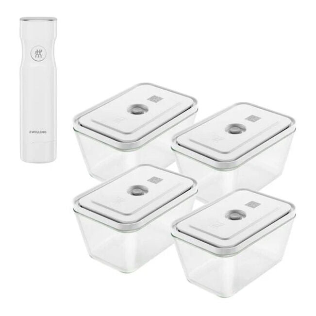 Fresh & Save SmartBox™ bomba de vácuo + 4 caixas L, 5 peças, vidro