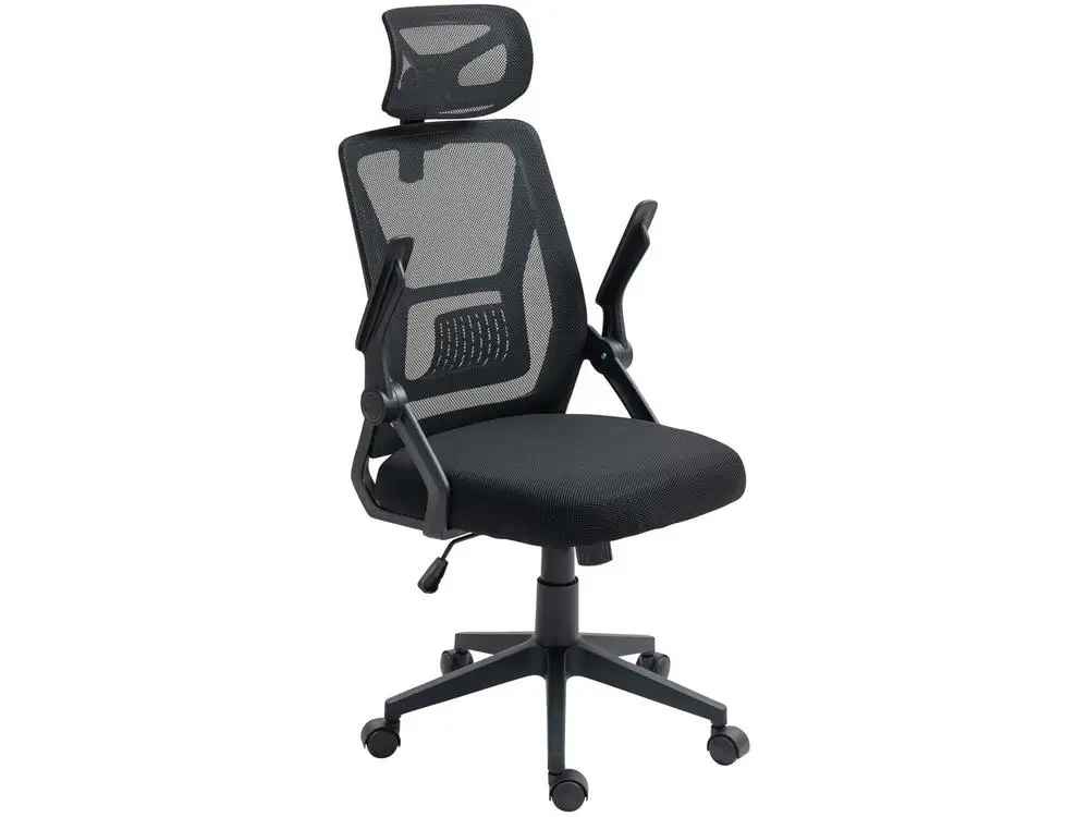 Cadeira de Escritório Diretor Giratória Preta DIR-006