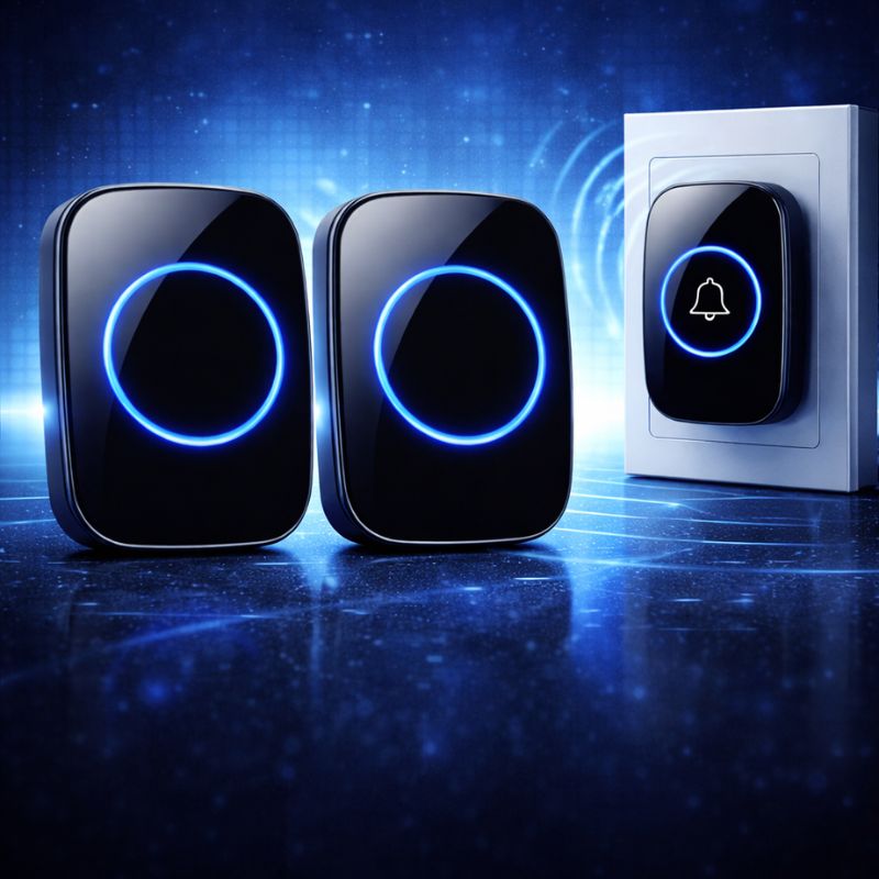 Campainha Inteligente Sem Fio Impermeável | Alcance 300m e 38 Toques