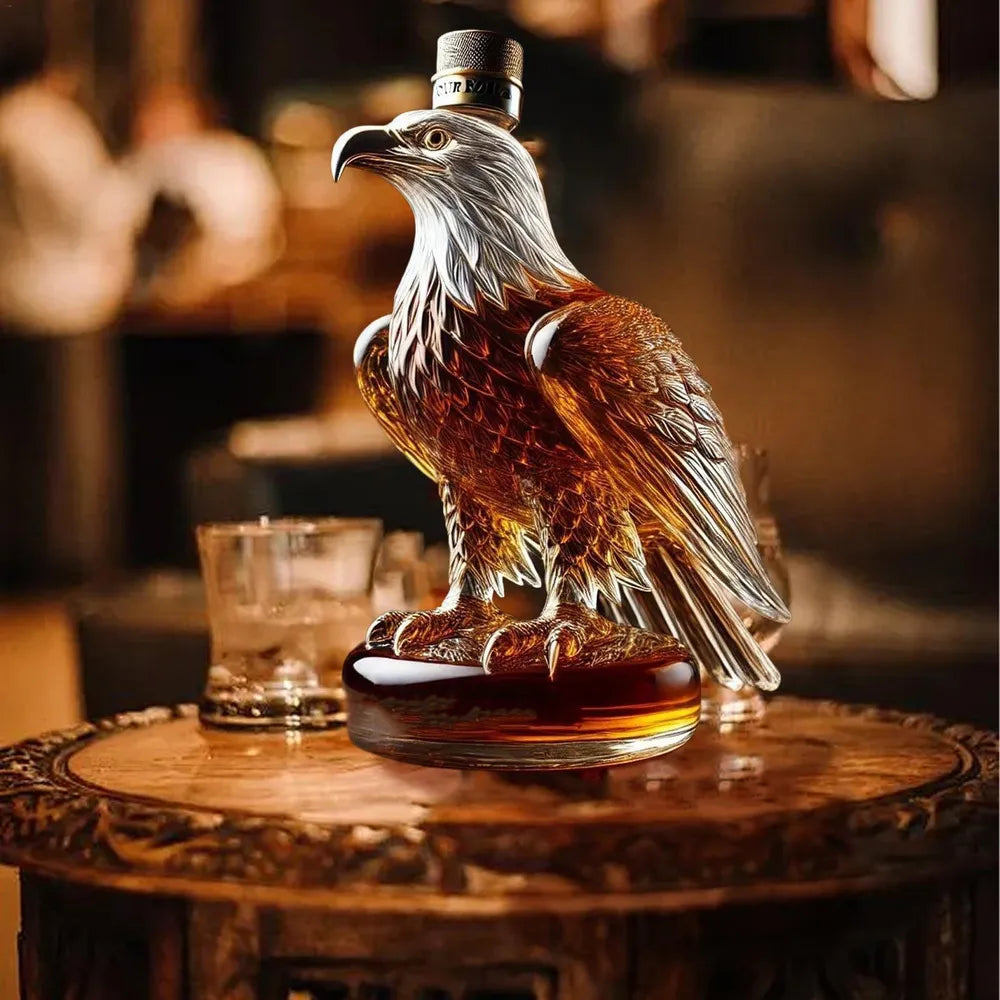 Dog Whiskey Bottle