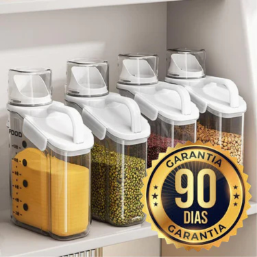 SaveFood™ Dispenser de Vidro para Alimentos