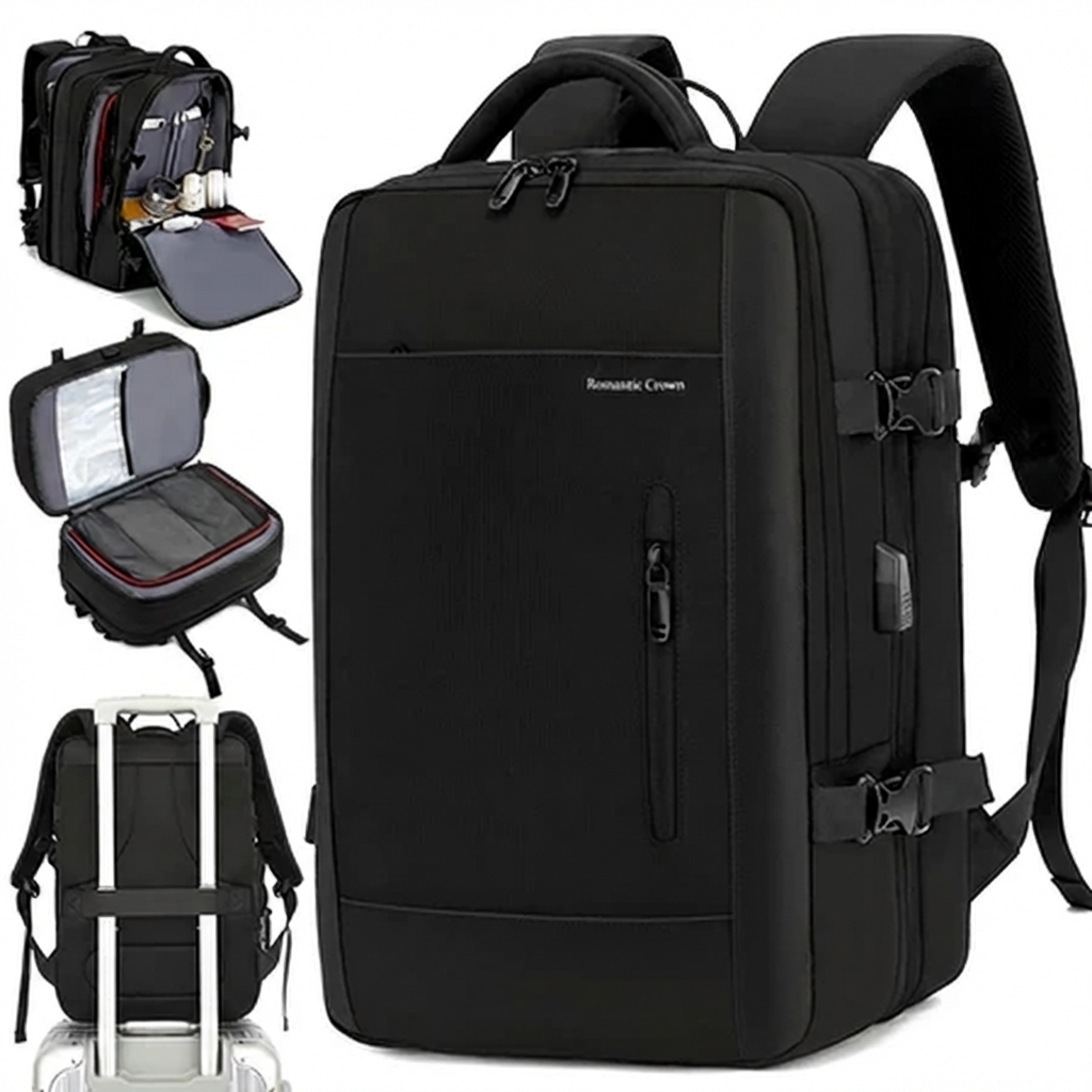 Mochila de Viagem ImpermeaveI Reforçada Executiva para Notebook