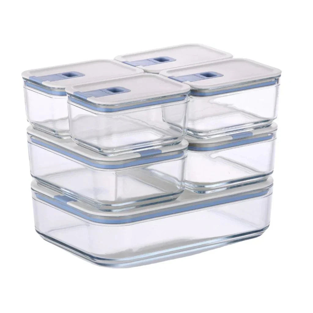 Perfect Seal™ Neoflam – 7 Potes de Vidro Herméticos