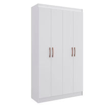 Guarda-roupa Solteiro 4 Portas Sion 8 Prateleiras - BLACK FRIDAY