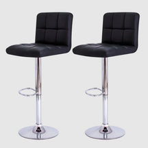 Kit 2 Banqueta Gomos Pretas Cozinha