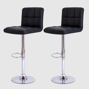 Kit 2 Banqueta Gomos Pretas Cozinha