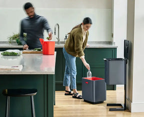 EcoTotem 60L™ – Lixo e Reciclagem Organizados com Estilo