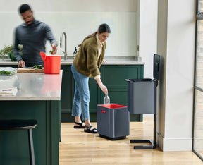 EcoTotem 60L™ – Lixo e Reciclagem Organizados com Estilo