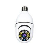 Smart DataCâmera: Lâmpada WiFi 1080P - Segurança Residencial HD