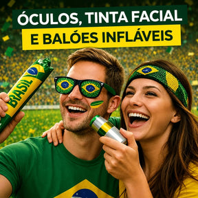 KIT Torcedor Brasil - 12 Peças + BRINDE EXCLUSIVO