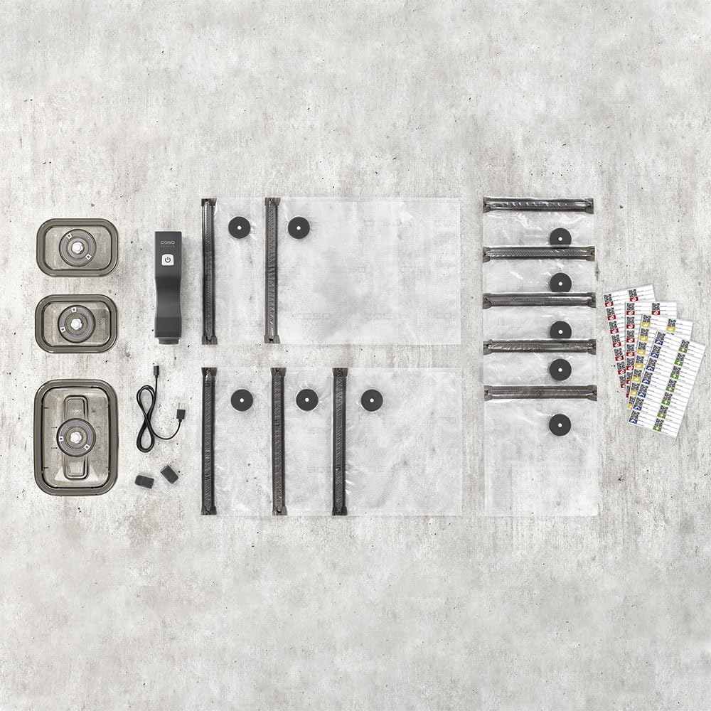 CASO Vacu OneTouch™ – Kit Portátil de Seladora a Vácuo