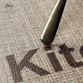 Tapete Para Cozinha Antiderrapante Couro Sintético Kitchen