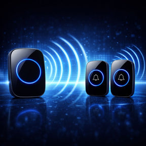 Campainha Inteligente Sem Fio Impermeável | Alcance 300m e 38 Toques