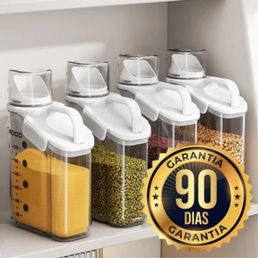 SaveFood™ Dispenser de Vidro para Alimentos