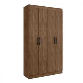 Guarda-roupa Solteiro 4 Portas Sion 8 Prateleiras - BLACK FRIDAY