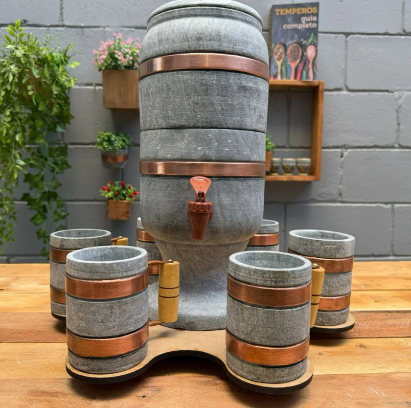 Filtro Purificador de Água Pedra sabão 10 litros