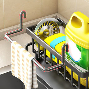 Suporte para Utensílios de Cozinha Auto-Drenagem