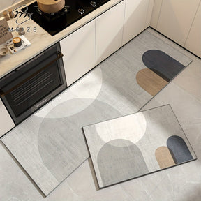 Tapete para Cozinha Antiderrapante Absorvente Premium Croma