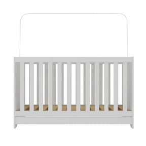 Berço 3 em 1 Evolutivo (Vira Mini Cama) - 100% Madeira Maciça [Garantia de 3 Anos]