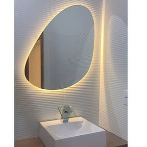 Espelho Orgânico com LED À PILHA