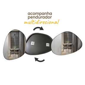 Espelho Decorativo Orgânico de Parede