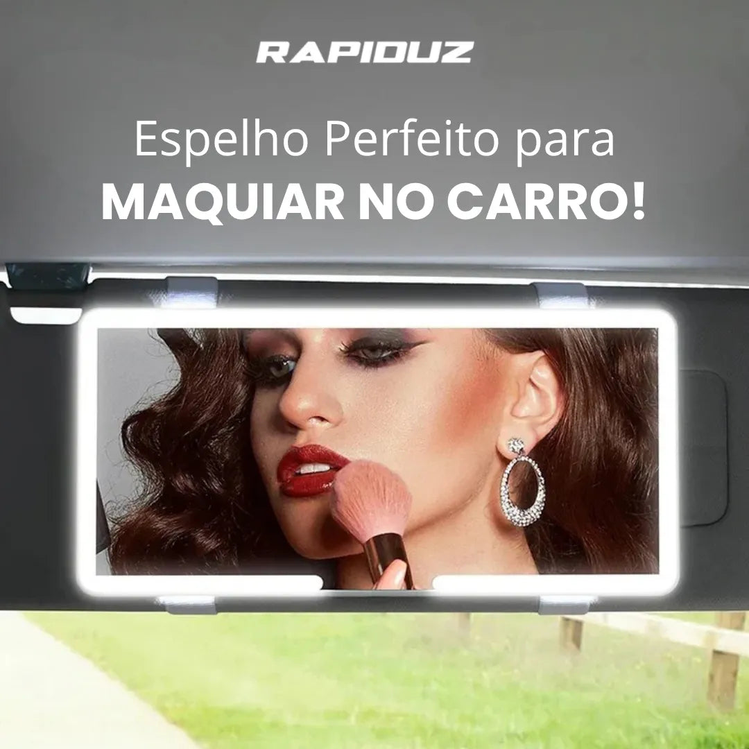 Espelho com Led para Carro - Rapiduz GlamourLed™