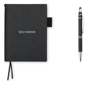 Kit Escritório com Caneta de Metal personalizavel