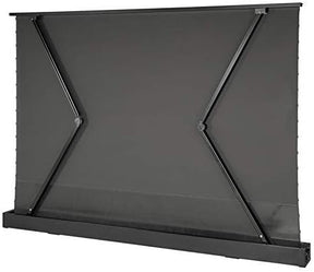 Tela de Projeção Elétrica Floor Rising Premium™ | 100” a 120” Retrátil, Motorizada e Portátil