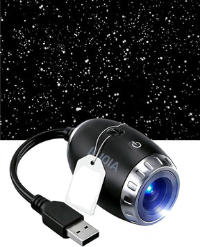 Projetor Galáxia DreamSky™ | Luz Noturna LED com Efeito Estrelado e Ambiente Relaxante