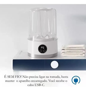 Mini Lava Roupas com Carregamento Usb Portátil aprova de água